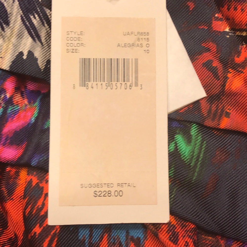 NWT Leifsdottir Multi-colored patterned skirt - Picture 4 of 4